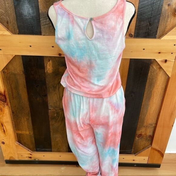 Nwot sleeveless elastic waistband jumpsuit size S - Picture 5 of 11